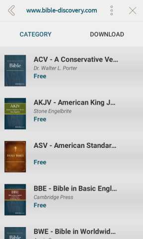 Download - Bible tab page