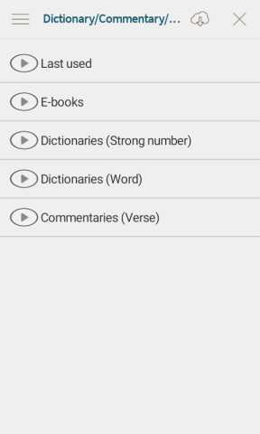 Choosing a dictionary